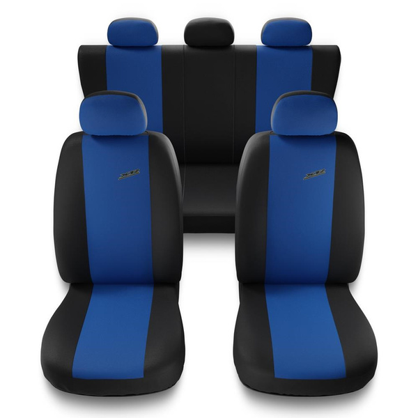 Fundas universales para asientos de coche para Dacia Duster I, II, III (2010-....) - X.R-BL