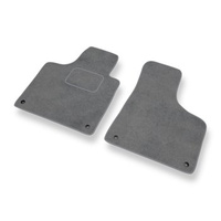 Alfombrillas de Velour adecuadas para Audi A3 II 8P (2003-2012) - alfombras para coche - Premium color gris