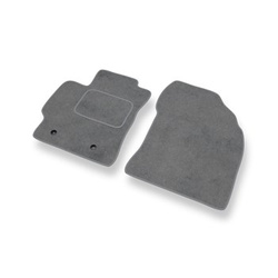 Alfombrillas de Velour adecuadas para Toyota Corolla X Familiar, Berlina (2007-2013) - alfombras para coche - Premium color gris
