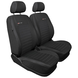 Fundas de asientos hechas a medida para Peugeot Partner II Furgoneta (2008-2018) solo asientos delanteros - dos individuales - E4