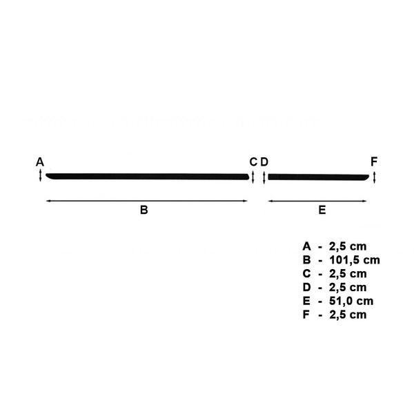 Protectores laterales negros para el coche Seat Mii Hatchback (5 puertas) - (2012-....)
