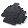 Alfombrillas de goma adecuadas para Audi A3 8Y (2020-....) - alfombras para coche - negro