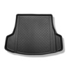 Alfombra para maletero adecuada para Kia Optima IV JF Familiar (09.2016-12.2020) - Protector maletero - Alfombrilla maletero antideslizante - también para modelos con carriles de sujeción; compartimento derecho desmontable en modelos con red lateral; No c