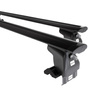 Portaequipajes de techo adecuadas para Toyota Yaris mk II Hatchback (2006-2011) - baca negra para coche - barras para techo de coche - sin puntos de montaje - aluminio