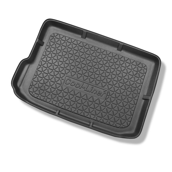 Conjunto de alfombrilla para maletero y alfombrillas para el interior del coche TPE PREMIUM para: Opel Astra J Hatchback (10.2009-10.2015) - parte superior del maletero