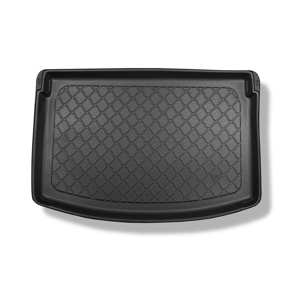 Alfombra para maletero adecuada para Mazda CX-3 SUV (06.2015-12.2021) - Protector maletero - Alfombrilla maletero antideslizante - para el nivel superior (también con subwoofer) e inferior (solo sin subwoofer) de la base móvil del maletero