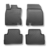 Alfombrillas de TPE adecuadas para Nissan Qashqai II J11 Crossover (02.2014-05.2021) - alfombras para coche