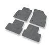 Alfombrillas de Velour adecuadas para Opel Astra K Hatchback, Sports Tourer (2015-2022) - alfombras para coche - Premium color gris