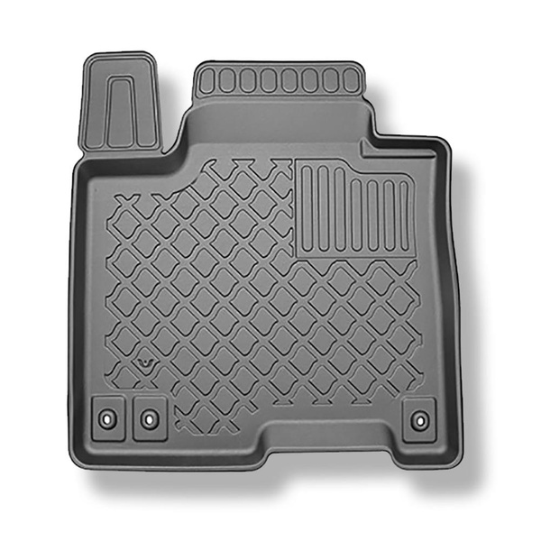 Conjunto de alfombrilla para maletero y alfombrillas para el interior del coche TPE para: Hyundai Tucson III NX4 SUV (12.2020-....) - maletero superior; suelo móvil en la posición superior; compartimiento derecho desmonable en los modelos con subwoofer; t