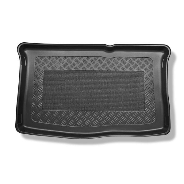 Alfombra para maletero adecuada para Hyundai i20 II GB Hatchback (12.2014-07.2020) - Protector maletero - Alfombrilla maletero antideslizante - parte inferior del maletero (sin base multifuncional)