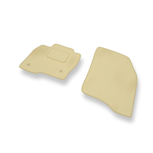 Alfombrillas de Velour adecuadas para Ford Edge SUV (2016-2020) - alfombras para coche - Premium color beige