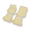 Alfombrillas de Velour adecuadas para Mercedes-Benz Classe E C207 Coupé (2009-2016) - alfombras para coche - Premium color beige