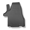 Alfombrillas de TPE adecuadas para Volkswagen Transporter T5, T6 Furgoneta (2003-....) - Transporter furgón y kombi; versión larga y corta - alfombras para coche