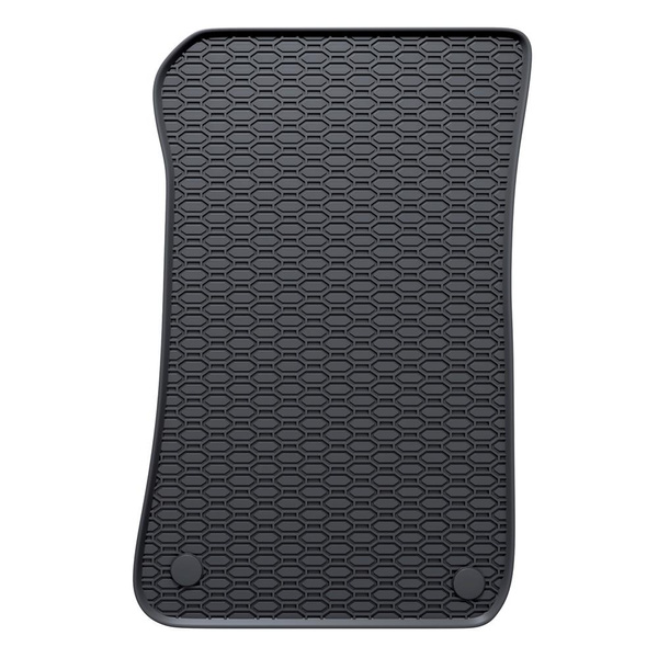 Alfombrillas de goma adecuadas para BMW X1 E84 Crossover (2009-2015) - alfombras para coche - negro - 4 unidades