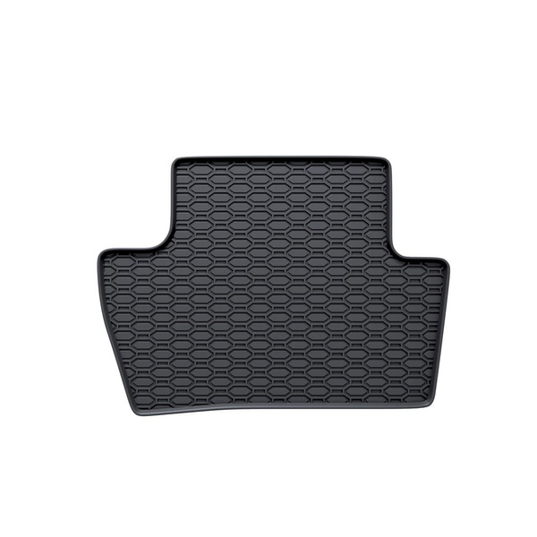 Alfombrillas de goma adecuadas para Citroen C4 Hatchback (2001-2010) - alfombras para coche - negro - 4 unidades