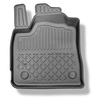 Conjunto de alfombrilla para maletero y alfombrillas para el interior del coche TPE para: Dacia Logan III Berlina (01.2021-....) - también versión LPG (TC e 100 LPG)