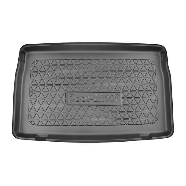 Alfombra para maletero adecuada para Renault Clio V Hatchback (09.2019-....) - Protector maletero - Alfombrilla maletero antideslizante - parte superior del maletero