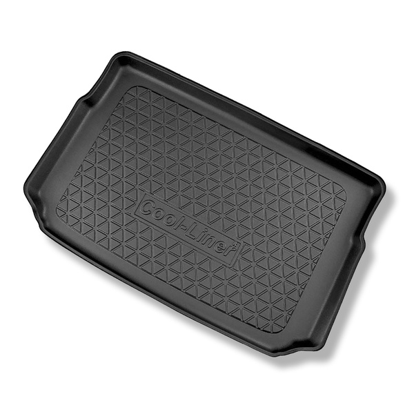 Alfombra para maletero adecuada para Mitsubishi ASX II SUV (03.2023-....) - Protector maletero - Alfombrilla maletero antideslizante - parte superior del maletero; retirable en la posición más alta; no para E-Tech Full Hybrid