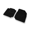 Alfombrillas de Velour adecuadas para Nissan Micra III Hatchback, Cabrio (2002-2010) - alfombras para coche - Premium color negro