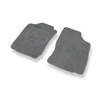 Alfombrillas de Velour adecuadas para Toyota Land Cruiser J90 SUV (1996-2003) 3 puertas - alfombras para coche - Premium color gris