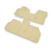 Alfombrillas de Velour adecuadas para Fiat Ulysse I Monovolumen (1994-2002) - alfombras para coche - Premium color beige