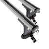 Portaequipajes de techo adecuadas para Fiat Grande Punto Hatchback (2005-2010) - baca plata para coche - barras para techo de coche - sin puntos de montaje - aluminio
