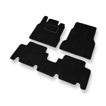Alfombrillas de Velour adecuadas para Mercedes-Benz Classe A W168 (versión corta) (1997-2004) - alfombras para coche - Premium color negro