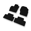 Alfombrillas de fieltro adecuadas para Mazda CX-7 SUV (2007-2012) - alfombras para coche - color negro