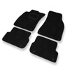 Alfombrillas de Velour adecuadas para Audi A6 III C6 Avant, Sedan (2004-2006) - alfombras para coche - Premium color negro