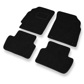 Alfombrillas de fieltro adecuadas para Chevrolet Spark II M300 (2010-2015) - alfombras para coche - color negro