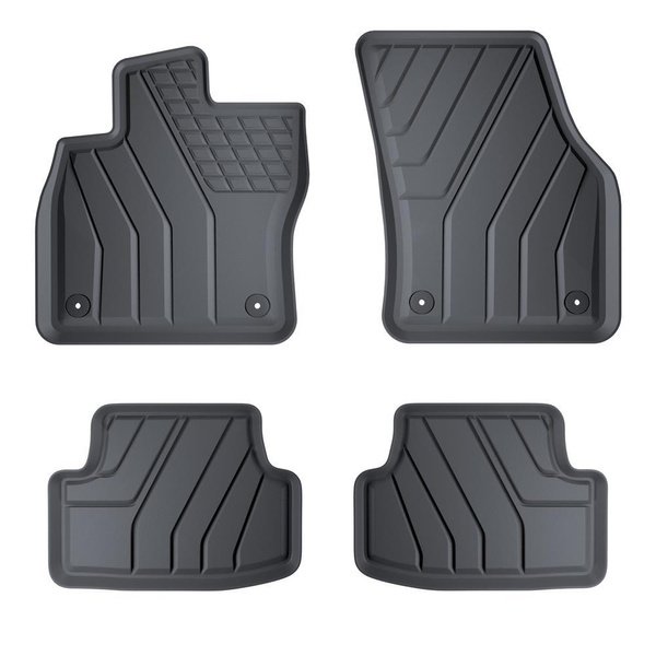 Alfombrillas de TPE adecuadas para Skoda Karoq Sportback (11.2017-....) - alfombras para coche