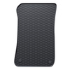 Alfombrillas de goma adecuadas para BMW X1 E84 Crossover (2009-2015) - alfombras para coche - negro - 4 unidades