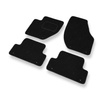 Alfombrillas de fieltro adecuadas para Volvo V40 II Hatchback (2012-2019) - alfombras para coche - color negro