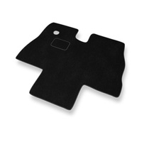 Alfombrillas de Velour adecuadas para Citroen Jumper I (1994-2006) - alfombras para coche - Premium color negro