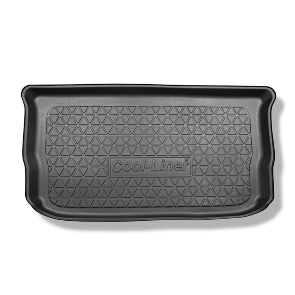 Alfombra para maletero adecuada para Renault Twingo III Hatchback (08.2014-2018) - Protector maletero - Alfombrilla maletero antideslizante - también versión eléctrica