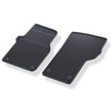Alfombrillas de goma adecuadas para Man TGE Furgoneta (2017-....) - alfombras para coche - negro - 2 unidades