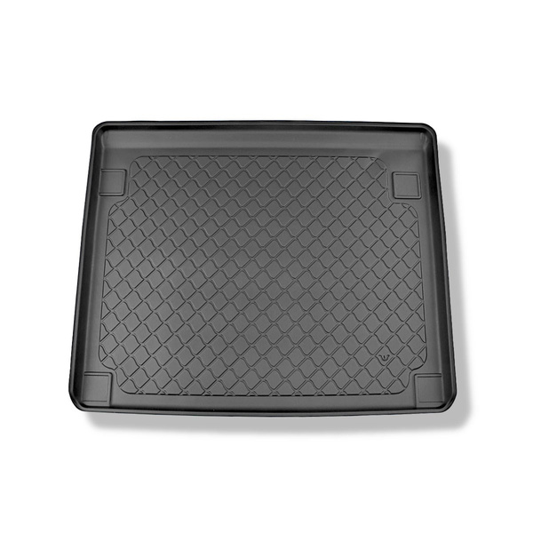 Alfombra para maletero adecuada para Opel Combo E Life Furgoneta (06.2018-2023) - Protector maletero - Alfombrilla maletero antideslizante - 5 plazas; distancia entre ejes corta