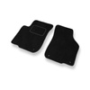 Alfombrillas de Velour adecuadas para SEAT Leon I Hatchback (1998-2006) - alfombras para coche - Premium color negro