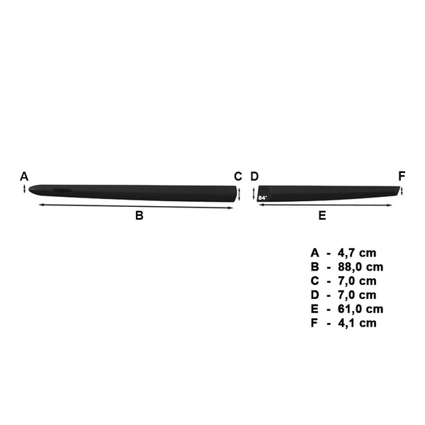 Protectores laterales negros para el coche Suzuki Alto Hatchback (2009-2013)