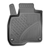 Conjunto de alfombrilla para maletero y alfombrillas para el interior del coche TPE para: Honda CR-V RW V SUV (10.2018-07.2023) - 5 plazas; maletero superior (borde de carga del maletero igualado); suelo móvil en la posición superior; también para híbrido