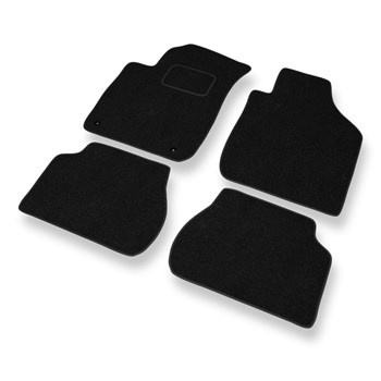 Alfombrillas de fieltro adecuadas para Kia Rio I (2000-2005) - alfombras para coche - color negro