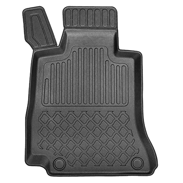 Conjunto de alfombrilla para maletero y alfombrillas para el interior del coche TPE para: Mercedes-Benz Classe E W213 Berlina (04.2016-07.2023) - asientos traseros abatibles; no adecuado para versión Plug-in híbrida; sin subwoofer (soundsytem Burmester)