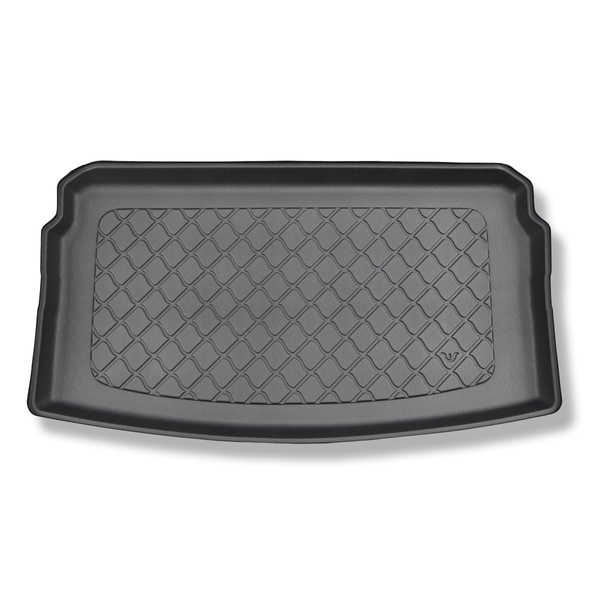 Alfombra para maletero adecuada para Volkswagen Polo VI 2G AW Hatchback (10.2017-....) - Protector maletero - Alfombrilla maletero antideslizante - maletero inferior; piso móvil en la posición más baja