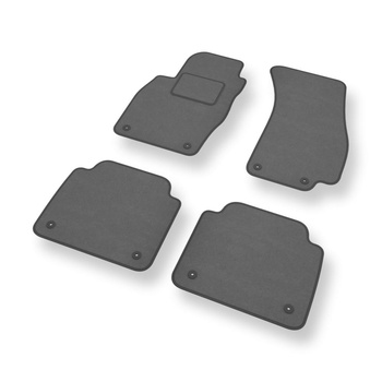 Alfombrillas de Velour adecuadas para Audi A8 IV D5 Berlina (2017-....) versión 