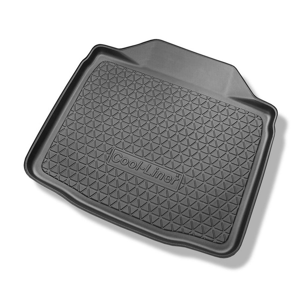 Conjunto de alfombrilla para maletero y alfombrillas para el interior del coche TPE para: Opel Insignia A Liftback (2008-05.2017) - parte inferior del maletero; con rueda de repuesto provisional o kit de reparación