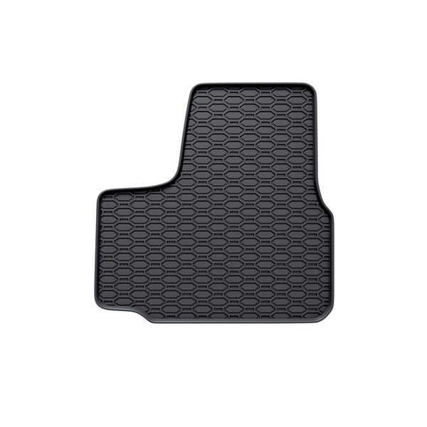 Alfombrillas de goma adecuadas para Seat Mii Hatchback (2011-2018) - alfombras para coche - negro - 4 unidades