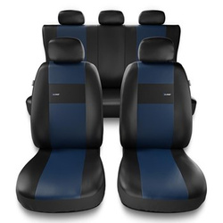 Fundas universales para asientos de coche para Renault Twingo I, II, III (1993-2018) - XL-BL