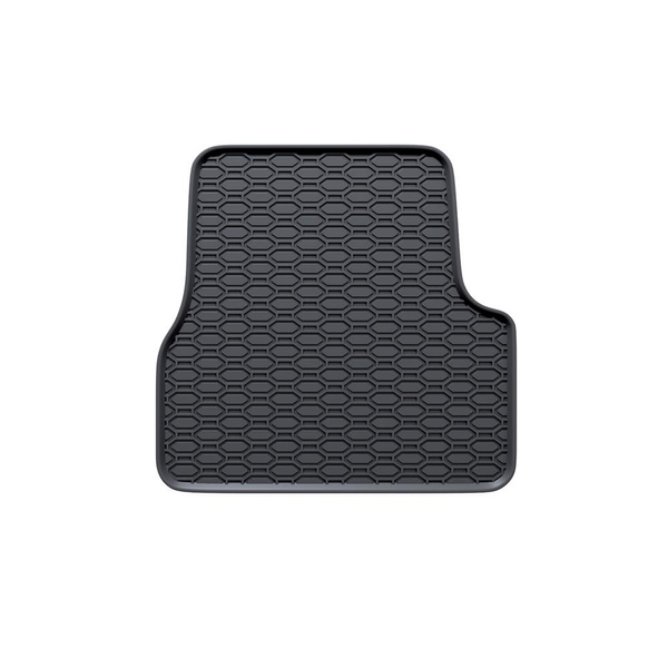 Alfombrillas de goma adecuadas para Peugeot 208 II Hatchback (2019-....) - alfombras para coche - negro - 4 unidades