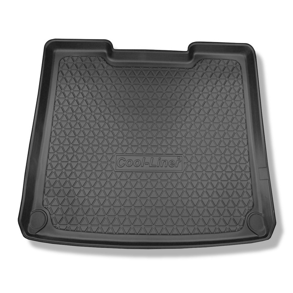 Alfombra para maletero adecuada para Volkswagen Caravelle T5 Furgoneta (2003-05.2015) - Protector maletero - Alfombrilla maletero antideslizante - distancia entre ejes larga; para detrás de la 3a fila de asientos