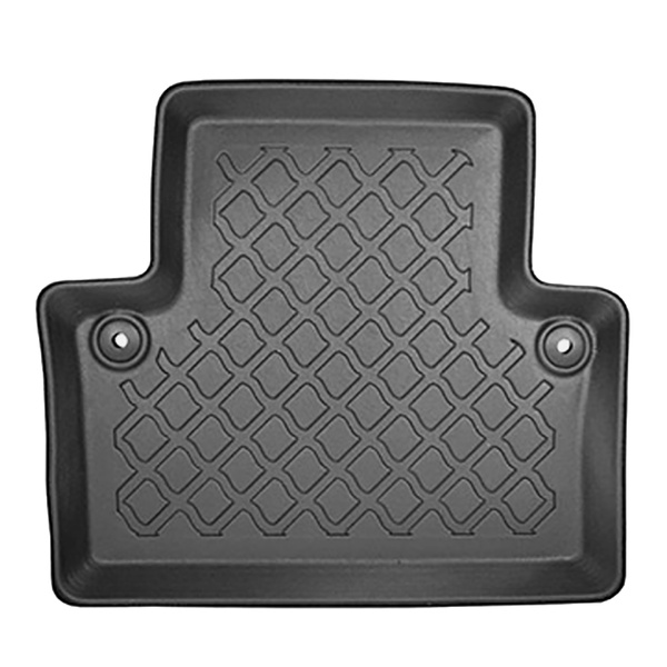 Conjunto de alfombrilla para maletero y alfombrillas para el interior del coche TPE para: Volvo XC90 I SUV (2002-04.2015) - 5/7 plazas; 3a fila de asientos abatible